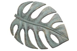 Podkładka podstawka żeliwna na stół pod garnek monstera liść