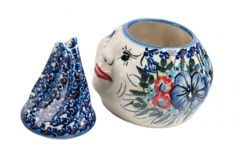 Pojemnik ceramiczna z Bolesławca kształt czosnku