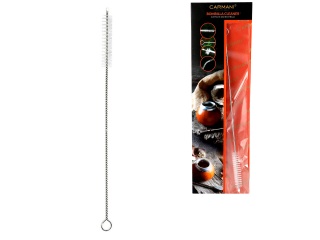 Stalowy czyścik do bombilli szczoteczka wycior 22 cm