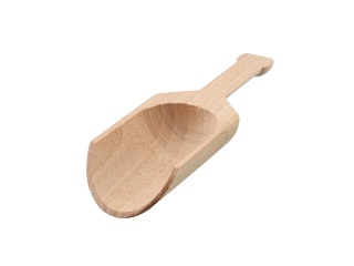 Łopatka z drewna bukowego drewniany czerpak do yerba mate