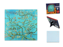 Talerzyk szklana podkładka pod kubek Carmani Gogh almond