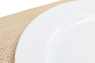 Komplet 2 białe talerze deserowe Kahla Nature porcelana