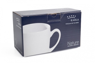 Zestaw 2 kubki białe Kahla Nature porcelana na prezent