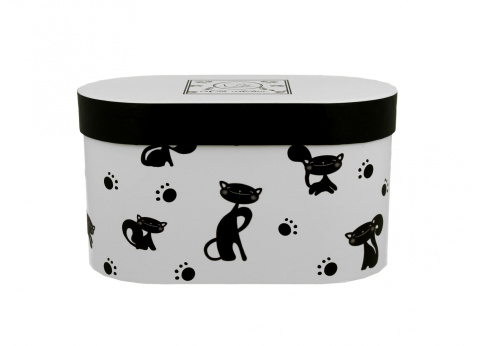 Zestaw 2 kubki w pudełku koty czarne na prezent kot kubek