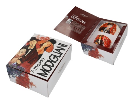 Zestaw filiżanka do kawy Carmani Modigliani Mario Varvogli