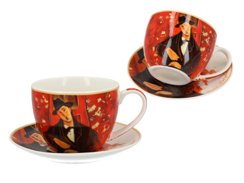 Zestaw filiżanka do kawy Carmani Modigliani Mario Varvogli