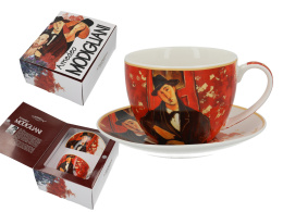 Zestaw filiżanka do kawy Carmani Modigliani Mario Varvogli