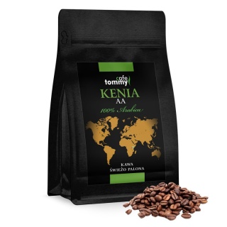 Kawa Kenia AA ziarnista 250g świeżo palona Tommy do espresso
