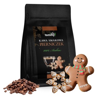 Kawa smakowa ciasteczko pierniczek ziarnista 250g Tommy cafe