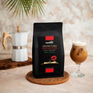 Kawa smakowa francuski pocałunek ziarnista 250g Tommy cafe