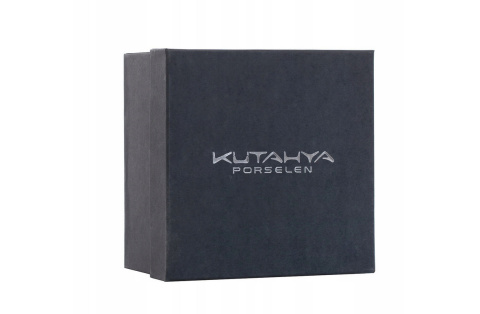 Komplet 2 filiżanki do kawy Kutahya toledo czarne białe