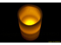 Świeca ledowa woskowana na baterie świeca lampka 15 cm