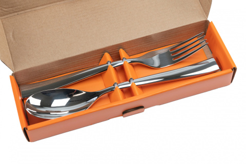 Sztućce do makaronu widelec łyżka połysk Thomas do serwowania