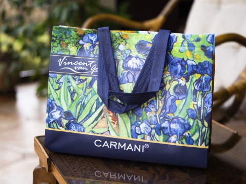 Torba śniadaniowa Van Gogh irysy słoneczniki malarstwo