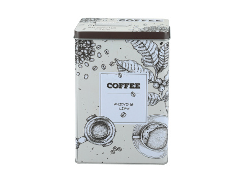 Puszka do kawy lub herbaty z dozownikiem Carmani coffee