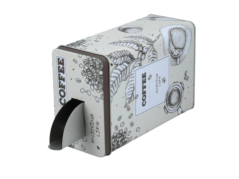 Puszka do kawy lub herbaty z dozownikiem Carmani coffee