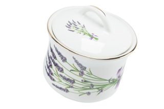 Cukiernica ozdobiona motywem lawendy Mieroszów