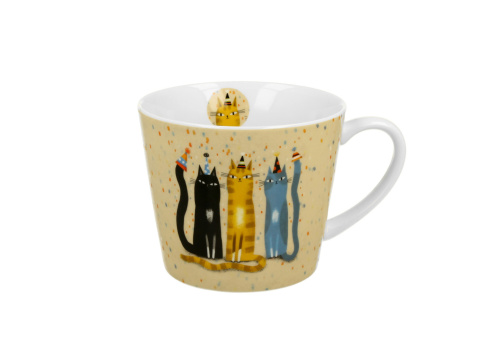 Duży kubek kubas koci świat party na urodziny do herbaty