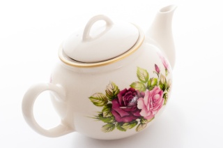 Imbryk do parzenie herbaty lub ziół Mieroszów róża