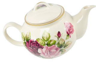 Imbryk do parzenie herbaty lub ziół Mieroszów róża