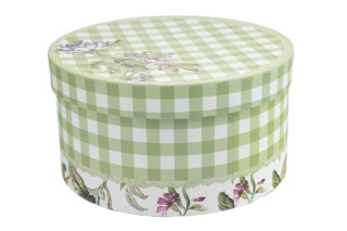 Komplet filiżanka jumbo spodek do kawy herbaty kwiaty zielone