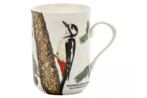 Kubek na urodziny porcelanowy by Agata Hajdecka dzięcioł