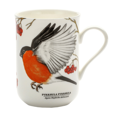 Kubek na urodziny porcelanowy by Agata Hajdecka gil ptak