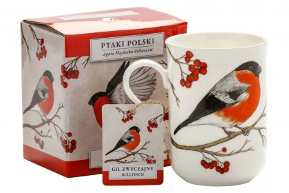 Kubek na urodziny porcelanowy by Agata Hajdecka gil ptak