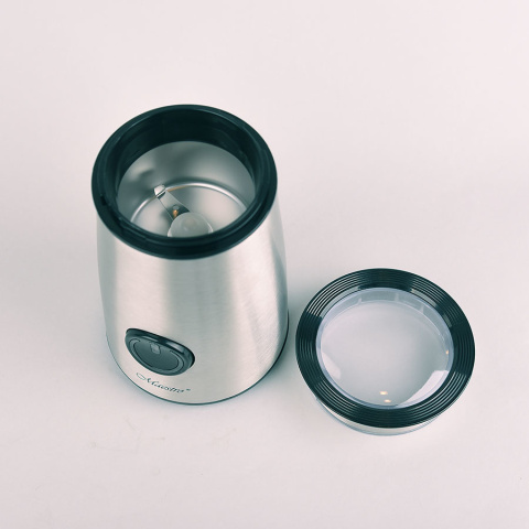 Elektryczny młynek do mielenia kawy przypraw srebrny Maestro