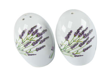 Solniczka i pieprzniczka ceramiczna z Mieroszowa