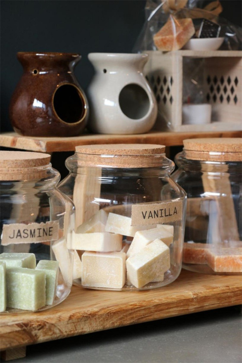 Waniliowy wosk zapachowy do kominka szafy 3 sztuki wanilia