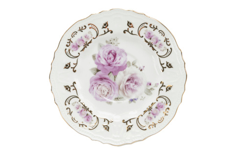 Zestaw 6 filiżanek porcelana róża fioletowa Fushaichi Pegasus