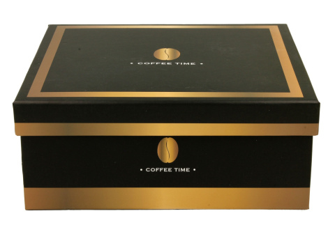 Zestaw dwie filiżanki spodki coffee time 1 na urodziny