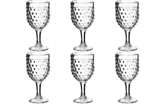 Komplet 6 kieliszków Elise Dots do wina soku na urodziny