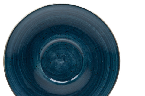 Komplet filiżanka spodek do kawy kamionka bel rustic morski