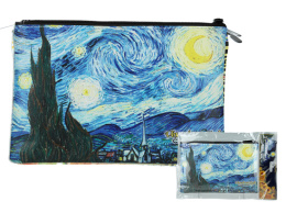Kosmetyczka z motywem z obrazu V. Van Gogha Gwiaździsta Noc