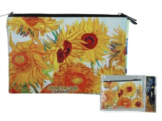 Kosmetyczka z motywem z obrazu V. Van Gogha Słoneczniki