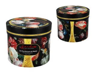 Kubek do herbaty camio kwiaty barokowe Carmani na prezent