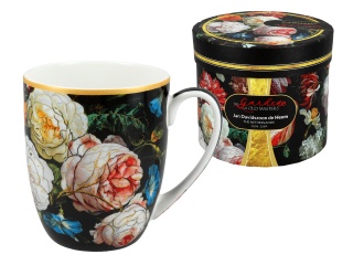 Kubek do herbaty camio kwiaty barokowe Carmani na prezent