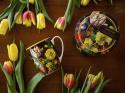 Kubek do kawy camio kwiaty barok Carmani malarz Reekers