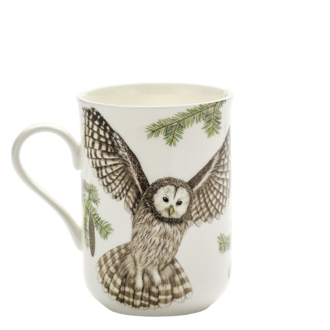 Kubek na urodziny ptaki polski by Hajdecka puszczyk uralski