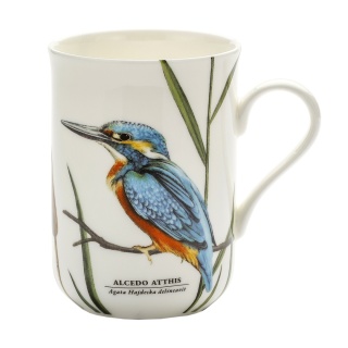 Kubek do kawy na urodziny ptaki polski by Hajdecka zimorodek