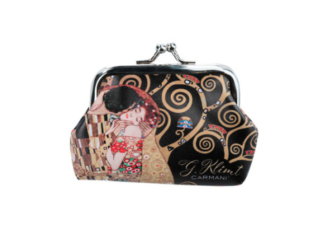 Mała portmonetka z motywem Gustava Klimta Pocałunek