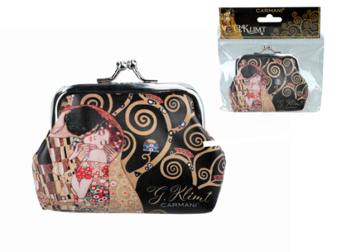 Mała portmonetka z motywem Gustava Klimta Pocałunek