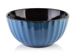 Miska ceramiczna miseczka 600 ml obiadowa niebieska Evie