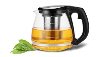 Szklany czajnik z filtrem dzbanek 1,5 l do ziół Martibello