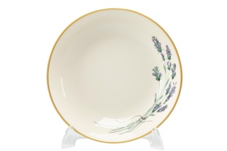 Talerz głęboki lawenda Mieroszów obiadowy