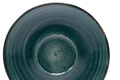 Zestaw filiżanka do espresso kamionka bel rustic kera zielona