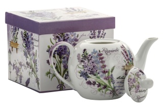 Dzbanek czajnik do herbaty kawy 1l lawenda na urodziny