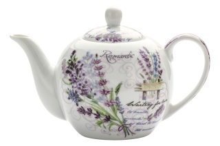 Dzbanek czajnik do herbaty kawy 1l lawenda na urodziny